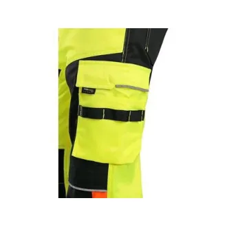 Kalhoty CXS BENSON výstražné, pánské, žluto-černé, vel. 52 Kalhoty CXS BENSON výstražné, pánské, žluto-černé, vel. 52