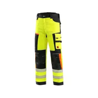 Kalhoty CXS BENSON výstražné, pánské, žluto-černé, vel. 54 Kalhoty CXS BENSON výstražné, pánské, žluto-černé, vel. 54