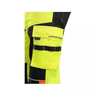 Kalhoty CXS BENSON výstražné, pánské, žluto-černé, vel. 54 Kalhoty CXS BENSON výstražné, pánské, žluto-černé, vel. 54