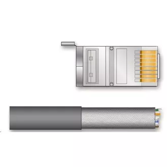 UBNT TOUGHCable Carrier [Level 2, SFTP kabel, drát, outdoor, CAT5e, 24AWG, 305m]