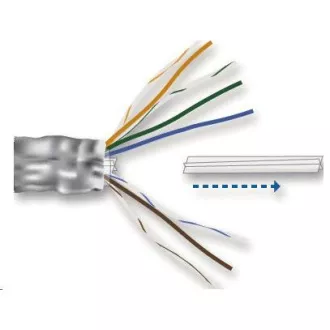 UBNT TOUGHCable Carrier [Level 2, SFTP kabel, drát, outdoor, CAT5e, 24AWG, 305m]