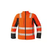 MALTON softshell. bunda HV žlutá S