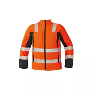 MALTON softshell. bunda HV žlutá XL