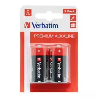VERBATIM Alkalické baterie C, 2 PACK / LR14 VERBATIM Alkalické baterie C, 2 PACK / LR14