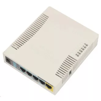 MikroTik RouterBOARD RB951Ui-2HnD, 600MHz CPU, 128MB RAM, 5x LAN, integr. 2.4GHz Wi-Fi, vč. L4 licence MikroTik RouterBOARD RB951Ui-2HnD, 600MHz CPU, 128MB RAM, 5x LAN, integr. 2.4GHz Wi-Fi, vč. L4 licence