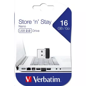 VERBATIM Flash Disk 16GB Store 'n' Stay Nano