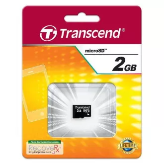 TRANSCEND MicroSD karta 2GB, bez adaptéru TRANSCEND MicroSD karta 2GB, bez adaptéru