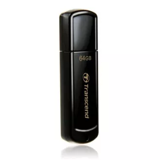 TRANSCEND Flash Disk 64GB JetFlash®350, USB 2.0 (R:16/W:6 MB/s) černá