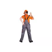 DESMAN kalhoty lacl šedá/oranžová 52
