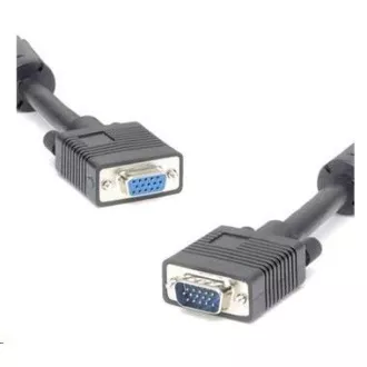 PREMIUMCORD Kabel VGA prodlužovací 3m (HD15M/F, dvojité stínění, feritová jádra), černý PREMIUMCORD Kabel VGA prodlužovací 3m (HD15M/F, dvojité stínění, feritová jádra), černý