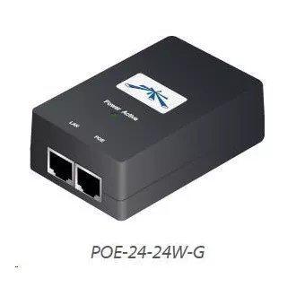 UBNT POE-24-24W-G [Gigabit PoE adaptér, 24V/1A (24W), vč. napájecího kabelu]