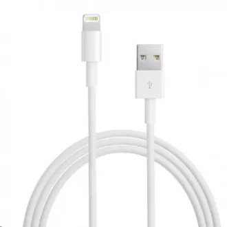 APPLE USB kabel s lightning konetorem - bílý (bulk balení) 1m APPLE USB kabel s lightning konetorem - bílý (bulk balení) 1m