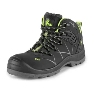 Obuv kotníková CXS Universe METEOR O2, černo-zelená, vel. 39