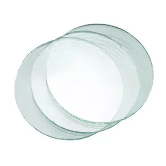 Sklo do svářečských brýlí, čiré, průměr 50 mm Sklo do svářečských brýlí, čiré, průměr 50 mm