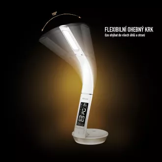 RTL 204 stm.LED lamp.černá Qi 6W RETLUX