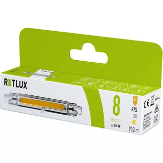 RLL 458 R7S J118 8W LED COB WW RETLUX RLL 458 R7S J118 8W LED COB WW RETLUX