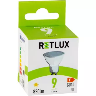 RLL 417 GU10 bulb 9W WW RETLUX RLL 417 GU10 bulb 9W WW RETLUX