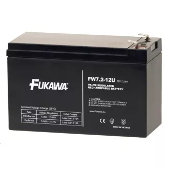 Baterie - FUKAWA FW 7, 2-12 F2U (12V/7, 2 Ah - Faston 250), konektor - 6.3mm, životnost 5let Baterie - FUKAWA FW 7, 2-12 F2U (12V/7, 2 Ah - Faston 250), konektor - 6.3mm, životnost 5let