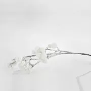 Eurolamp Vánoční dekorace zasněžená vánoční větvička, 88 cm, 1 ks