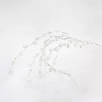 Eurolamp Vánoční dekorace bílá větvička, 120 cm, 1 ks Eurolamp Vánoční dekorace bílá větvička, 120 cm, 1 ks