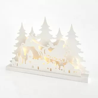 Eurolamp Stolní dekorace se santou na saních, 40 LED, 60 x 8 x 40,5 cm, 1 ks Eurolamp Stolní dekorace se santou na saních, 40 LED, 60 x 8 x 40,5 cm, 1 ks