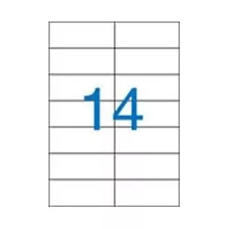 Etikety 105x42,4mm 2řadé 14etiket na archu 100listů Victoria