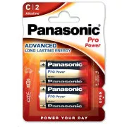 PANASONIC Alkalické baterie Pro Power LR14PPG/2BP C 1, 5V (Blistr 2ks)