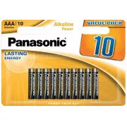 PANASONIC Alkalické baterie Alkaline Power LR03APB/10BW AAA 1, 5V (Blistr 10ks)