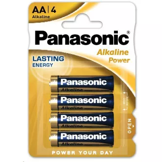 PANASONIC Alkalické baterie Alkaline Power LR6APB/4BP AA 1, 5V (Blistr 4ks) PANASONIC Alkalické baterie Alkaline Power LR6APB/4BP AA 1, 5V (Blistr 4ks)