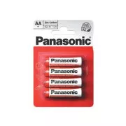PANASONIC Zinkouhlíkové baterie Red Zinc R6RZ/4BP EU AA 1, 5V (Blistr 4ks)