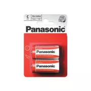 PANASONIC Zinkouhlíkové baterie Red Zinc R14RZ/2BP EU C 1, 5V (Blistr 2ks)