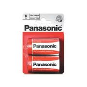 PANASONIC Zinkouhlíkové baterie Red Zinc R20RZ/2BP EU D 1, 5V (Blistr 2ks)