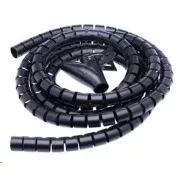 CONNECT IT trubice pro vedení kabelů WINDER, 2, 5m x 20mm, černá (organizér kabelů)