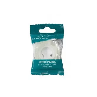 Páska lepící 15mmx33m čirá Concorde Páska lepící 15mmx33m čirá Concorde