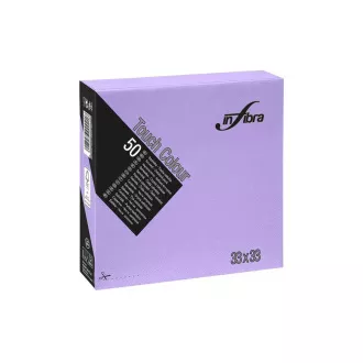 Ubrousky papírové INFIBRA 2vrs. 33x33cm levandule 50ks Ubrousky papírové INFIBRA 2vrs. 33x33cm levandule 50ks