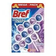 WC závěs kuličky Bref Power Aktiv Lavender 3x50g