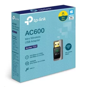 TP-Link Archer T2U WiFi5 USB adapter (AC600, 2, 4GHz/5GHz, USB2.0)