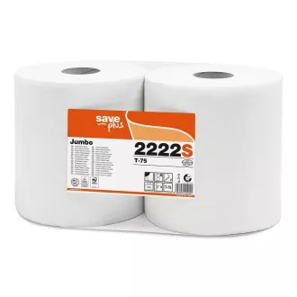 Toaletní papír Jumbo 265mm 2vrs. bílý 6ks Celtex S-Plus /prodej celé balení 6 rolí Toaletní papír Jumbo 265mm 2vrs. bílý 6ks Celtex S-Plus /prodej celé balení 6 rolí