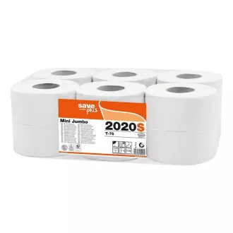 Toaletní papír Jumbo 195mm 2vrs. Celtex S-Plus bílý 12ks /prodej po balení Toaletní papír Jumbo 195mm 2vrs. Celtex S-Plus bílý 12ks /prodej po balení