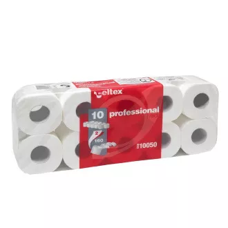 Toaletní papír Celtex Profes. rychlorozkl. 160útrž. 2vrs. bílý 10ks /prodej po balení Toaletní papír Celtex Profes. rychlorozkl. 160útrž. 2vrs. bílý 10ks /prodej po balení