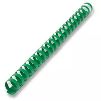 Kroužková vazba 25mm zelená 181-210 listů 50ks Kroužková vazba 25mm zelená 181-210 listů 50ks