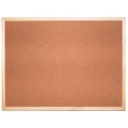 Tabule korková 40x60cm Economy dřevěný rám jednostranná