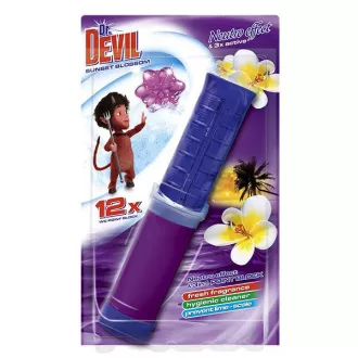 WC gel bodový blok 3v1 Dr.Devil Sunset blossom 75ml WC gel bodový blok 3v1 Dr.Devil Sunset blossom 75ml