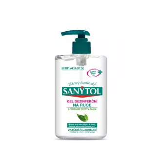 Dezinfekce rukou gel Sanytol zelený čaj 250ml
