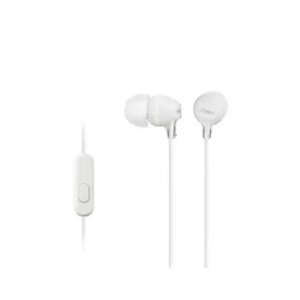 SONY stereo sluchátka MDR-EX15AP, bílá SONY stereo sluchátka MDR-EX15AP, bílá