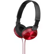 SONY stereo sluchátka MDR-ZX310, červená