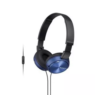 SONY stereo sluchátka MDR-ZX310AP, modrá SONY stereo sluchátka MDR-ZX310AP, modrá