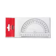 Úhloměr 12cm/180° transparent