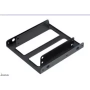 AKASA montážní kit pro 2, 5" HDD do 3, 5" pozice, 2x 2, 5" HDD/SSD, černý