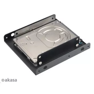 AKASA montážní kit pro 2, 5" HDD do 3, 5" pozice, 2x 2, 5" HDD/SSD, černý AKASA montážní kit pro 2, 5" HDD do 3, 5" pozice, 2x 2, 5" HDD/SSD, černý